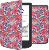 iMoshion Ereader Cover / Case Convient pour Pocketbook Verse / Pocketbook Verse Pro / Vivlio Light / Vivlio Light HD - iMoshion Design Sleepcover Bookcase sans support - / Fleur Aquarelle