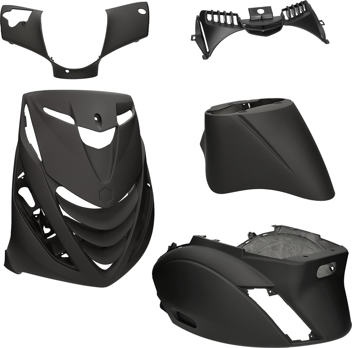 Kappenset Piaggio Zip SP Mat zwart op Prijzenvolger.com