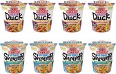 Nissin Cup Noodles Noedels Mixpakket Roasted Duck (4x65Gr) + Soy Sauce Shrimp (4x63Gr)