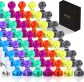 BOTC Super sterke magneten - 40 stuks - Inclusief Opbergdoosje met bewaardoosje - Kleurrijk