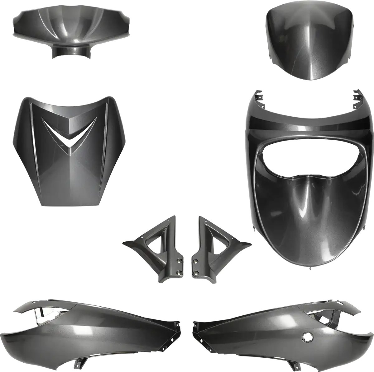 Kappenset Peugeot Vivacity Metallic grijs (tot 2008)