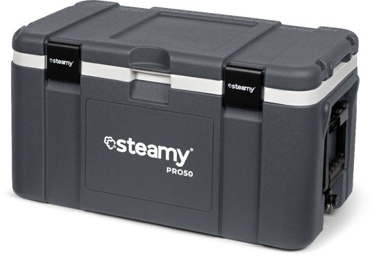 Steamy Pro 50 - Grote Koelbox - Extra goed geïsoleerd - 50 Liter - Grijs van Steamy — afbeelding 2