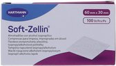 Boîte de tampons alcoolisés Soft-Zellin 100x1 411002
