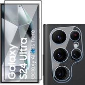 Screenprotector & Camera geschikt voor Samsung Galaxy S24 Ultra - PET & Glas