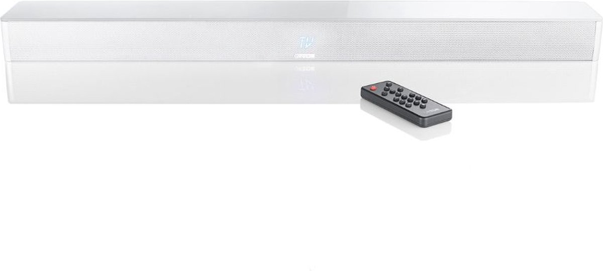 Canton Smart Soundbar 9 - Soundbar met ingebouwde Subwoofer - Multiroomtechnologie - Bluetooth - Wit