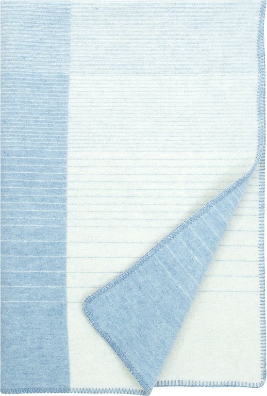 Lapuan Kankurit KAAMOS wollen plaid deken 100x150cm Blauw/wit