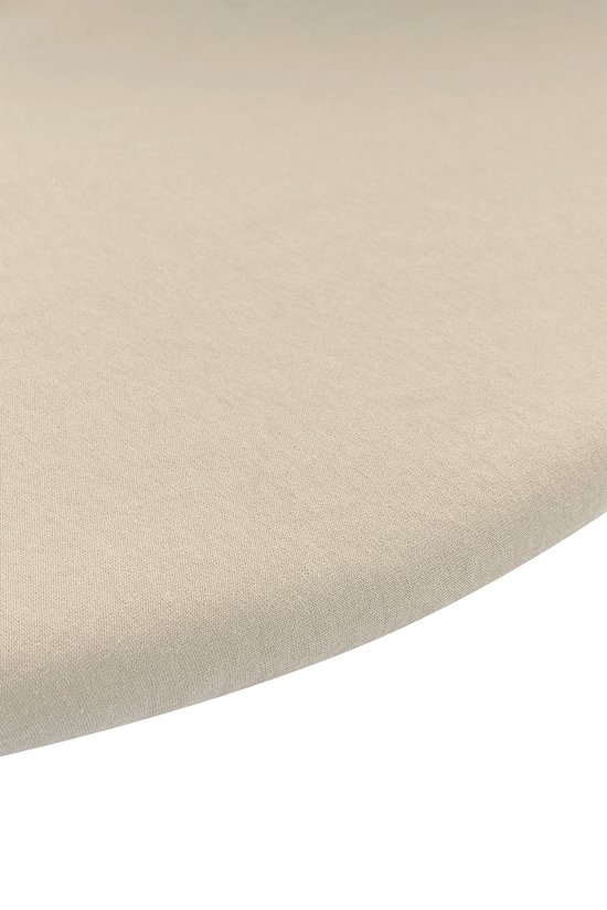 Meyco Baby Uni hoeslaken boxmatras - sand - rond 90/95cm