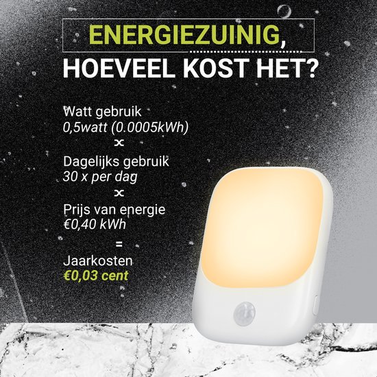 HAL 3000 Serie - Nachtlampje met Bewegingssensor - Nachtlampje Stopcontact Volwassenen en Kinderen - Wit van ONLI — afbeelding 3