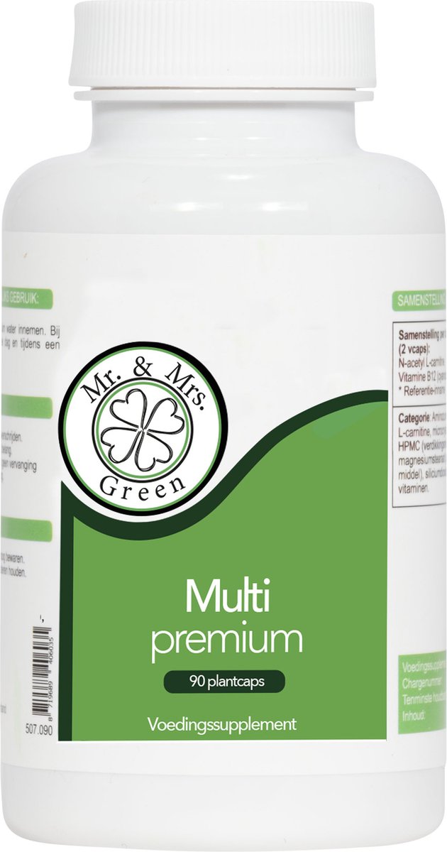 Goedkoopste Multi Premium - 90 capsules - met kruiden- en groentecomplex