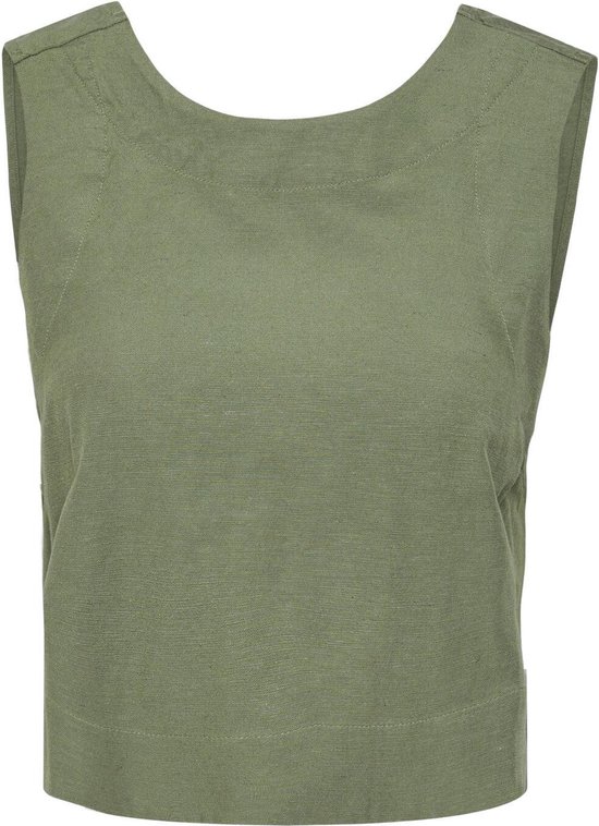 Pieces Top PCminidi SL Short Top PA Bc 17148102 Hedge Green Taille Femme - M