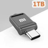 Drive 1Tb Usb 3.0 & Usb-C Flash Drive Zwart Memory Stick Type C Pendrive