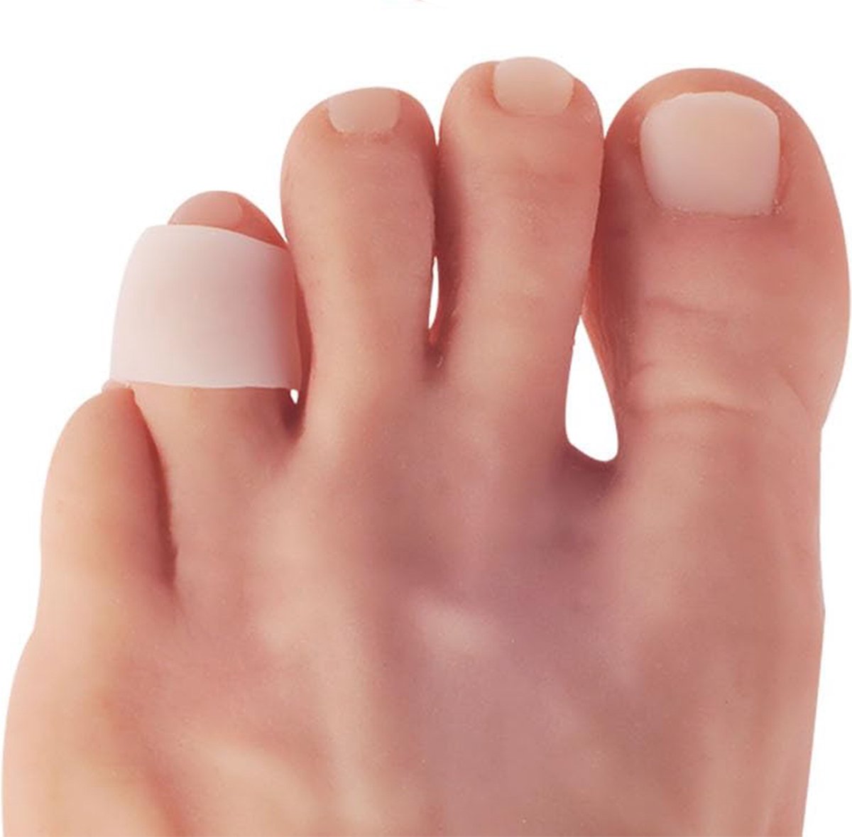 Goedkoopste Medical Brace Siliconen Teenbeschermer | Soft | Geschikt voor Kleine Teen | 1 Paar | Maat S