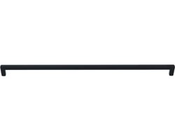 Smalle greep 500 mm mat zwart | 492 boormaat | Keukengreep | Meubelgreep | Kastgreep | vierkant 9x9 mm | Slanke greep | incl. Schroeven | H047