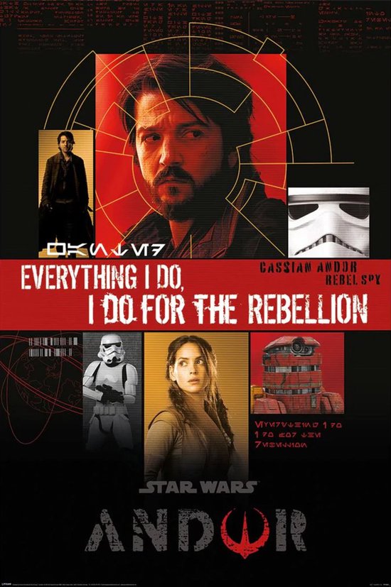 Foto: Poster star wars andor for the rebellion 61x91 5cm