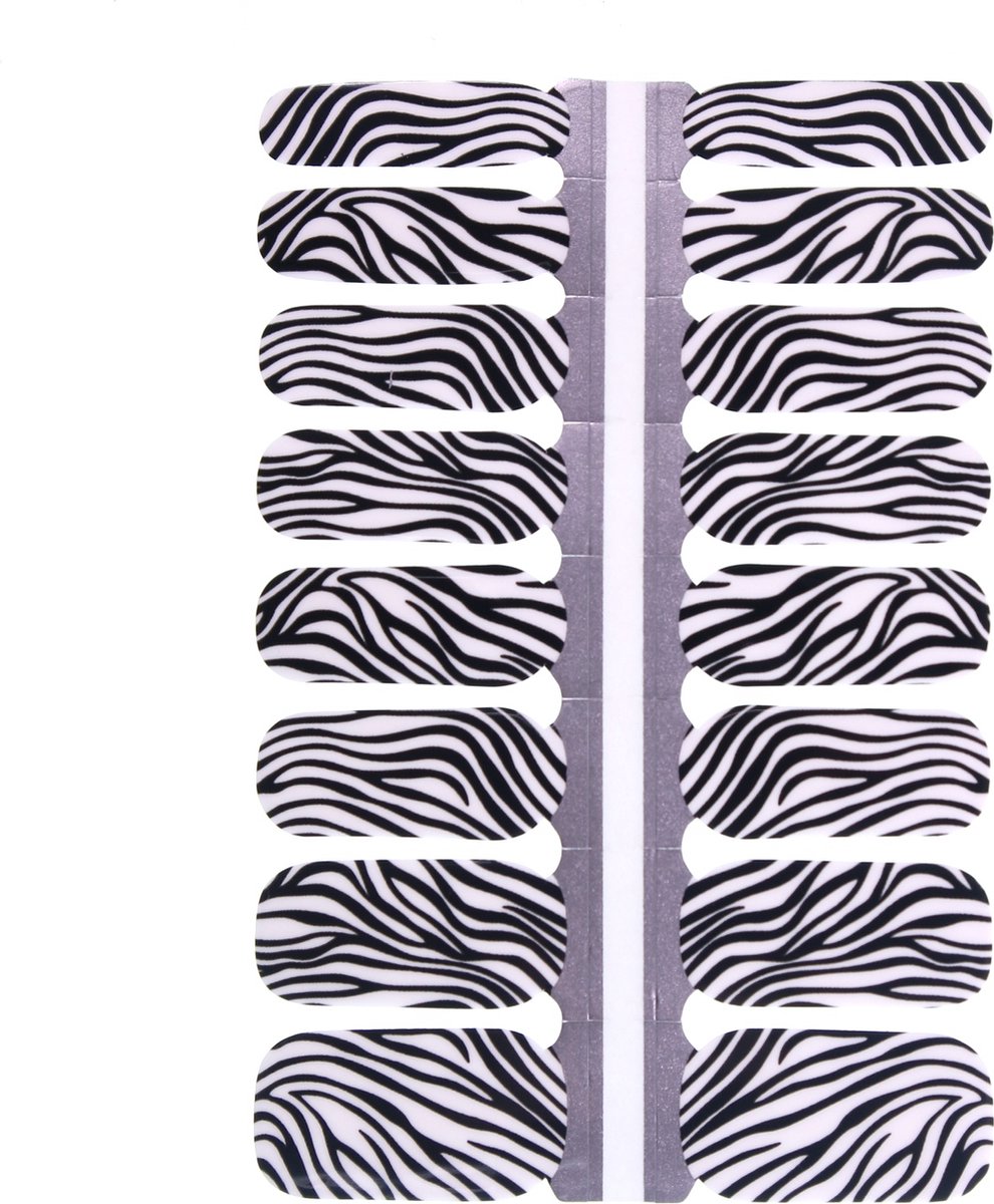 Goedkoopste YellowSnails - Nagel Wraps - Wild Zebra - Nagel Stickers - Nagel Folie - Nail Wraps - Nail Stickers - Nail Art - Nail Foil