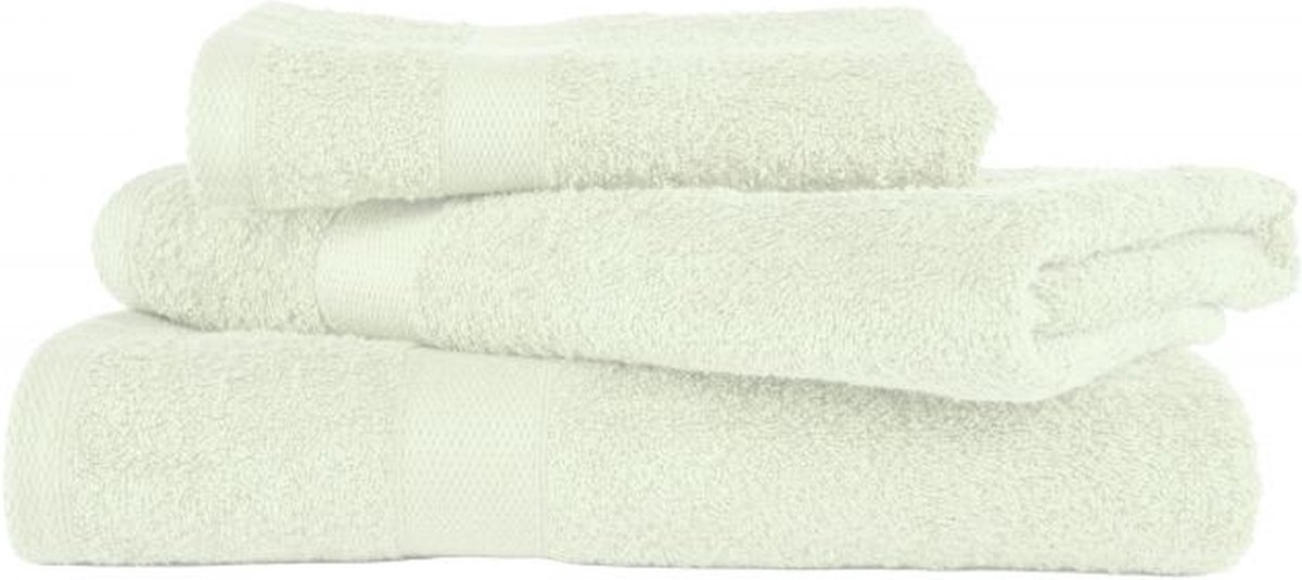 TISECO HOME STUDIO - Handdoek RIVA - SET/6 - 100% katoen - 450 g/m² - 100% katoen - superzacht en zeer absorberend - 50x100 cm - Munt
