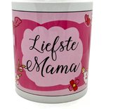 Mok - moederdag - liefste mama - roze - thee mok - koffie mok - moederdag cadeautje