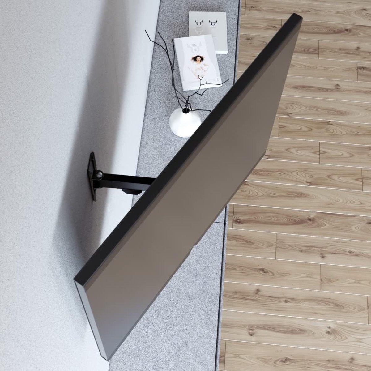 Platte en Gebogen TV's, TV Wall Mount - Super Sterke TV Muurbeugel 19-48 Inch