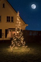 Fairybell Led-kerstboom voor buiten, 4 meter, 480 leds, kerstboom inclusief mast, warmwit