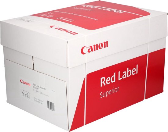 Canon Red Label papier A3, 80 g/m² (pak 500 vel) | bol