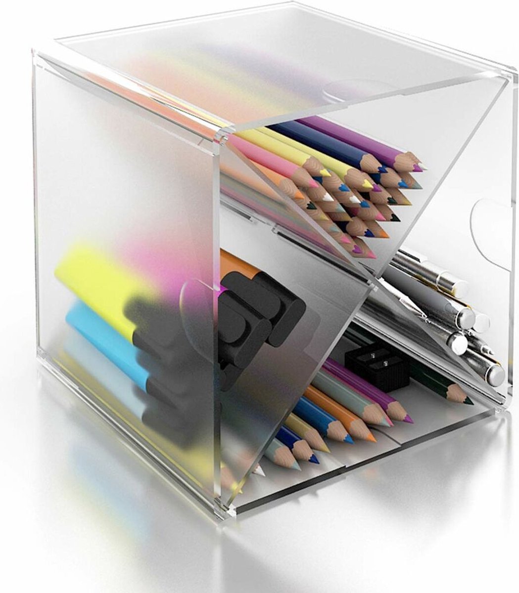 Multi-Functionele Organiser Archivo 2000 Doorschijnend (15 x 15 x 15 cm)