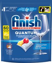 Finish Quantum All in One Citroen Vaatwastabletten - 60 Capsules