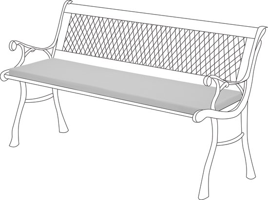 Loungekussen ruggedeelte 60x40cm florance - Basic grey