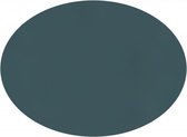 Placemat Togo ovaal - kunststof - SET/6 - blauw - 33x45cm