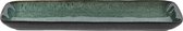 BITZ Serveerschaal rechthoekig 38 x 14 x 3,5 cm Zwart/Groen