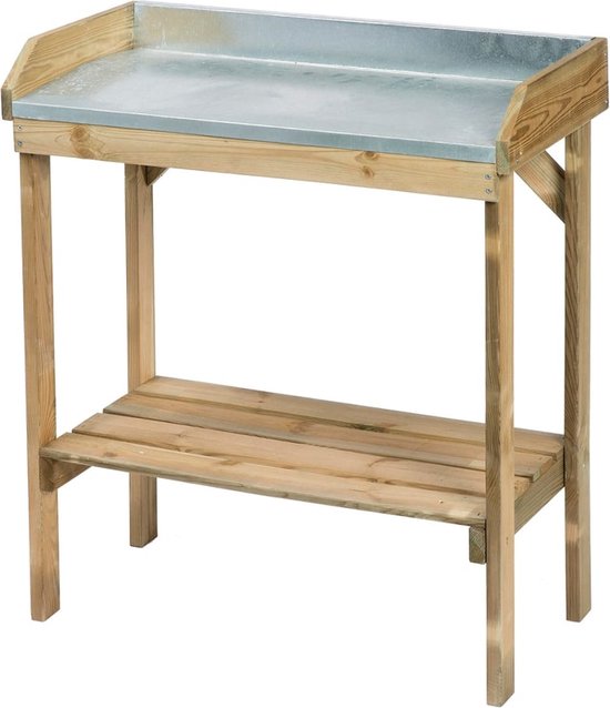 Table de mise en pot H97x85x42 cm épicéa /