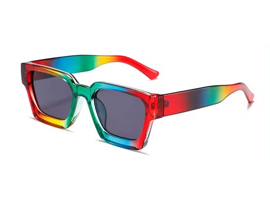 Designer Festival Zonnebril - Regenboog - Techno - Rave glasses van Desi — afbeelding 2