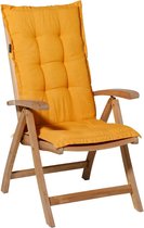 Coussin de chaise de jardin Madison Panama 123 X 50 Cm Polycoton Jaune ocre