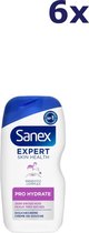 6x Sanex Douchegel – Expert Skin Health Pro Hydrate 400 ml