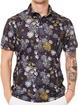 Func Factory mannen Polo Flower Print maat XL