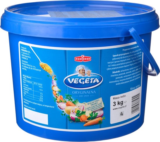 Podravka - Herbes Vegeta et épices séchées - 3KG (PL)