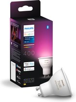 Bol.com Philips Hue Spot - wit en gekleurd licht - 1 pack - GU10 aanbieding