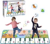 Muziekmat met 8 dieren - baby 1-jaar-cadeau -dansmat - vloermat - speelgoed voor kinderen - modes - meisjes en jongens