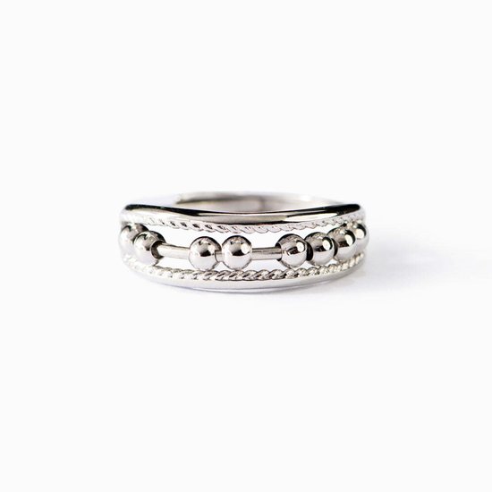 Fidget ring Ascella - Kraaltjes - Anti-stress - Anti-angst - Spinner ring - Verstelbaar