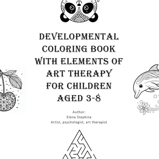Developmental Coloring Book with Elements of Art Therapy for ... - cover