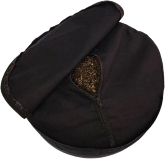 YogaStyles Meditatiekussen Comfort Zwart 12cm van YogaStyles — afbeelding 4