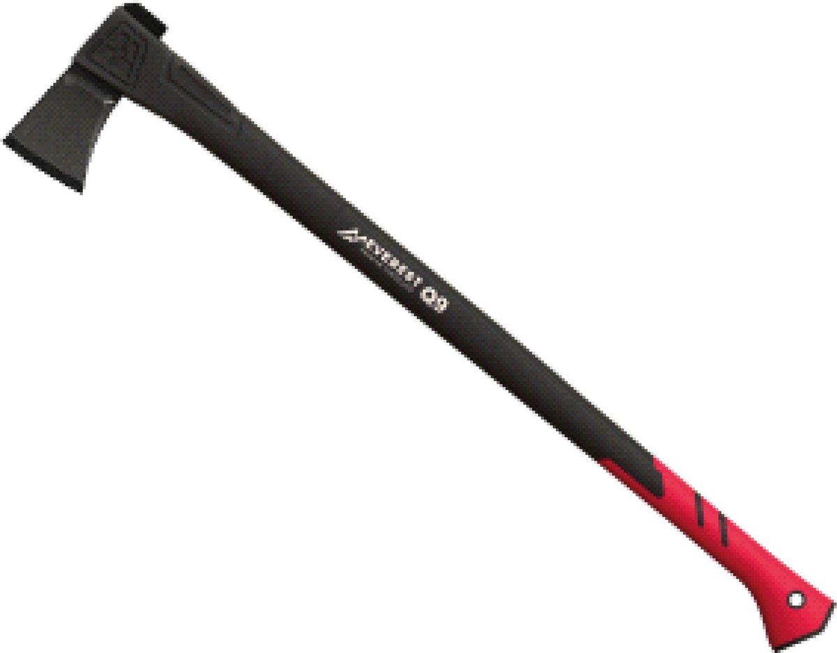 Kloofbijl EVEREST Q9 3000 gram, met fiberglassteel 92 cm