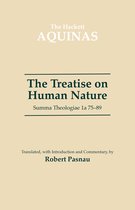 Boek met de titel "The Treatise on Human Nature" door Aquinas, vertaald door Robert Pasnau.