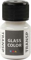 Glasverf - Porseleinverf - Transparant - Wit - Porselein, Plastic, Glas - 30ml - 1 stuk