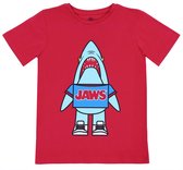 Rood Jaws haai t-shirt