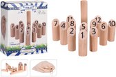 Kubb Set | Outdoor Games en Buitenspeelpakket | Eenvoudig Buiten Spel | Meerdere Spelers