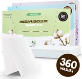 Proefpakket Wasstrips ECO 360 Wasbeurten in 3 Geuren Milieuvriendelijke Wasmiddeldoekjes Wasvellen Wasmiddel Voordeelverpakking incl. wasverzachter wasdoekje