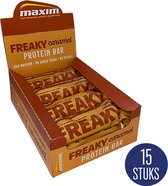 Maxim Heroes Protein Bar - 15 x 55g - Proteïnerepen - Sportvoeding - Freaky Caramel