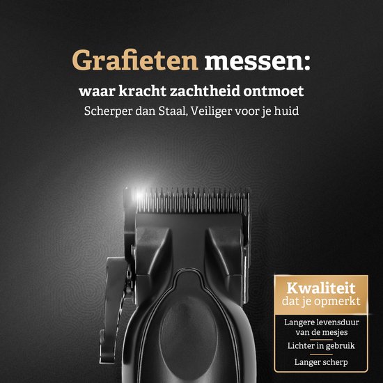 Tondeuse Mannen Pro – Tondeuse Hoofdhaar - Tondeuses Cheveux – Baardtrimmer - Hair Clipper – Haartondeuse – Haartrimmer – Kappersset - Brothers in Style