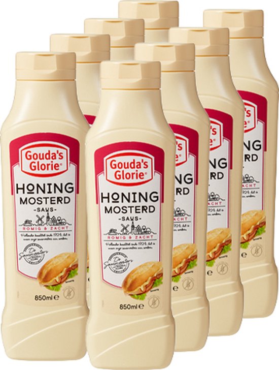 Foto: Gouda s glorie honing mosterd saus 8x 850ml