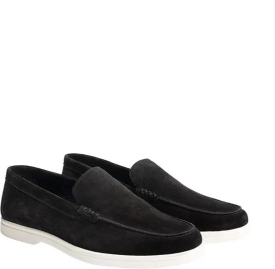 Malelions Men Low Top Signature Loafers Black